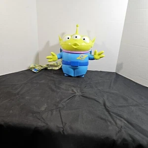 Disney Parks Pixar Toy Story Green Alien Popcorn Bucket Not Feet w/ Strap 11.5" - Picture 1 of 17