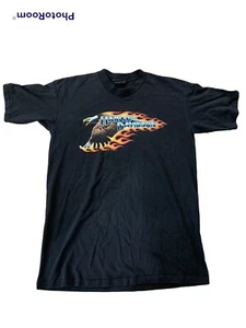 Vintage Harley Davidson 1989 T-shirt Large Holoubek Single Stitch Eagle flames - Picture 1 of 6