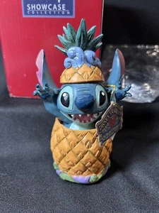 Jim Shore Pineapple Pal Stitch 6010088 NUOVA 2022 JS Disney Traditions Showcase - Foto 1 di 9