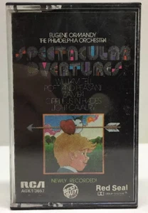 Ormandy - Philadelphia Orchestra Spectacular Overtures Cassette Tape AGK 1-3657 - Picture 1 of 3