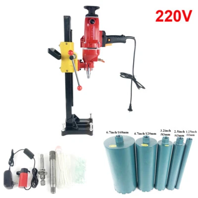 Vertical Diamond Drilling Machine Reinforced Concrete Wall Water Drill Press220V - Image 1 of 4