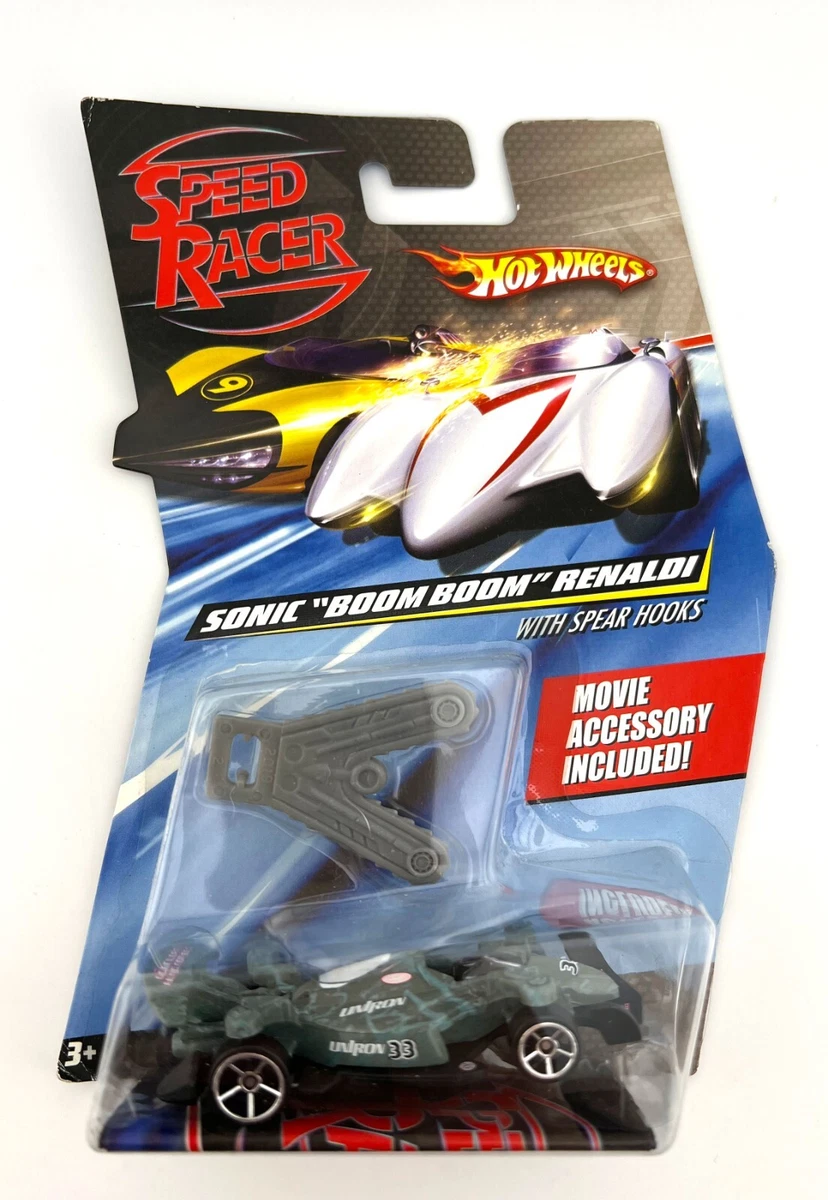 ミニカー hot wheels speed racer Hot Wheels Speed Racer Race Wrecked GRX Vs. Mach 6 Movie Model