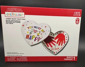 Jumbo Heart Craft Box Kit Valentine's Day Kids Crafts DIY Gift Paper Clay - Picture 1 of 8