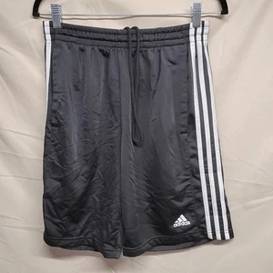 Adidas Mens Size M Medium Black Drawstring Stretch Basketball Shorts - Picture 1 of 18
