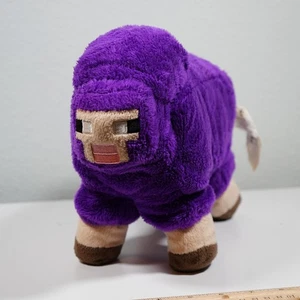 Minecraft Purple Sheep Plush 2016 Mojang 11" Minecon Exclusive Rare Collectible - Picture 1 of 10