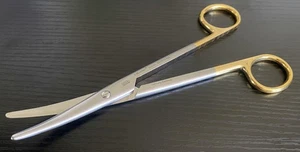 V. Mueller SU1814-002 Vital Dissecting Scissors Mayo 6.75 Inch Curved - Used - Picture 1 of 7