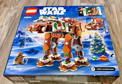 LEGO 40806 Star Wars Gingerbread AT-AT Walker Christmas Holiday Gift NEW - Image 1 of 4