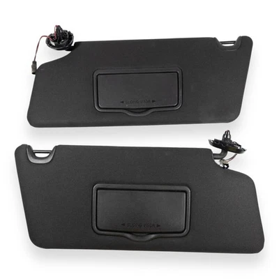 Juego de pares de parasoles laterales para conductor y pasajero Ford Explorer 2011-2015 negro iluminado Foto 1 de 4