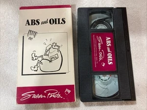 Abs and Oils - Susan Powter VHS HTF Abdominal Exercises Tone Stretching  - Picture 1 of 3
