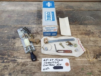 NOS OEM 1965-67 Ford Fairlane Galaxie Throttle Control Kit C5AZ-9B742-A Foto 1 de 4