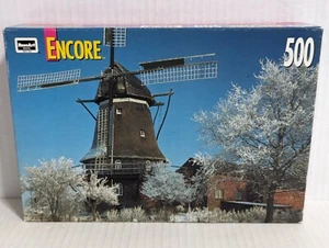 Molino de viento rompecabezas de 500 piezas Breman Alemania 1999 Encore RoseArt nuevo sin abrir vintage - Imagen 1 de 9