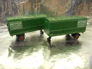 ** Oxford Diecast 76MH008T Pack of 2 Trailers Petter Oil Engines 1:76 00 Scale - Picture 1 of 2