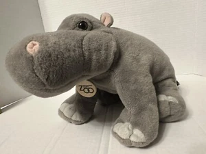 Wild Republic Hippo Plush Toy Big Gray Realistic 13 Inch  House Hippo - Picture 1 of 9