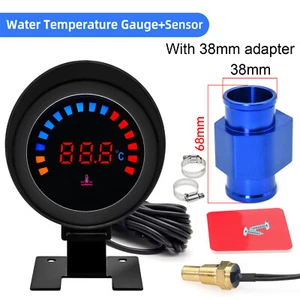 2in 1 LCD Digital Water Temperature Gauge Meter + 38MM Joint Pipe Sensor Adapter - Picture 1 of 13