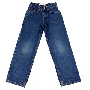 VTG Levi’s 550 Jeans Boys Size 10 (23x24) Regular Blue Relaxed Fit Denim Play - Picture 1 of 13