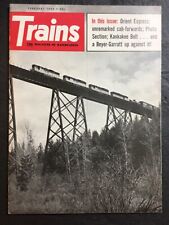 TRAINS - The Magazine of Railroading - February 1969 -  EXCELLENT CONDITION!!!
