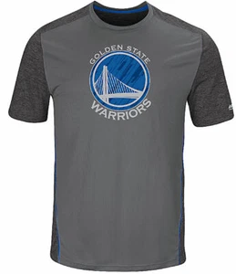 Camiseta sintética Golden State Warriors para hombre gris tormenta Respect The Play-Med - Imagen 1 de 4