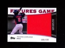 2010 Topps Pro Debut PEDRO CIRIACO Futures Game Jumbo Used Jersey FGR-PC /199!