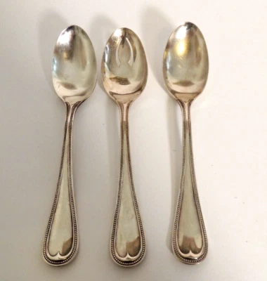 3 Vintage Reed & Barton Serving Spoons - Image 1 of 4