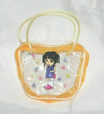 Mini bolso de mano mariposa de plástico transparente para niños dibujos animados asiáticos anime manga niña Foto 1 de 2