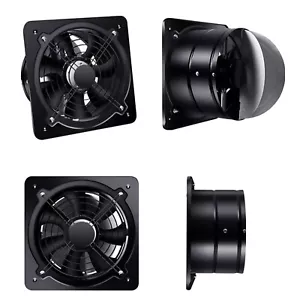 4inch Industrial Ventilation Extractor Axial Exhaust Air Blower New Fan Garage - Picture 1 of 12