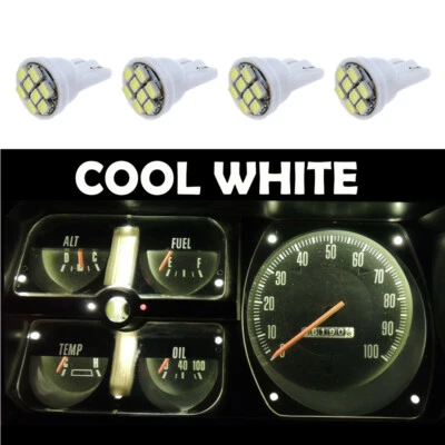 Gauge Cluster LED Dashboard Bulbs Cool White For Dodge 72-80 D150 - D350 Truck - Image 1 of 4