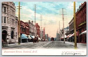 Postcard Government Street, Victoria BC B210 - Picture 1 of 2