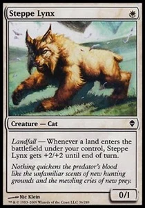 *MRM* FR/VF  4x Lynx des steppes (Stepp Lynx) MTG Zendikar - Picture 1 of 1