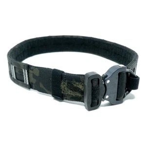 Sistema cintura GBRS Assaulter V3 fibbia Cobra 1,5" tessuto nero multicam taglia grande - Foto 1 di 3