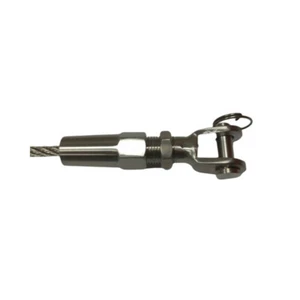 Embout à sertir manuel à Chape Pour Câble de 6mm inox A2 Satiné Garde Corps - Imagen 1 de 10