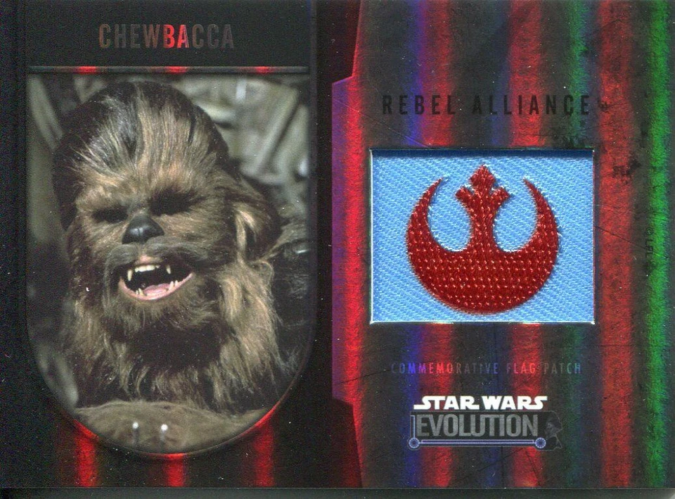 Star Wars Evolution 2016 Bronze Patch Card [170] Chewbacca - Rebel Alliance - Image 1 of 1
