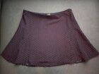 The Limited Blue And Red Polka Dot Skirt Size Large
