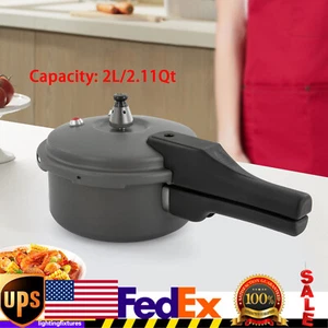 2.11Qt Aluminum Alloy Pressure Cooker Mini Pressure Cooker Kitchen Catering80Kpa - Picture 1 of 14