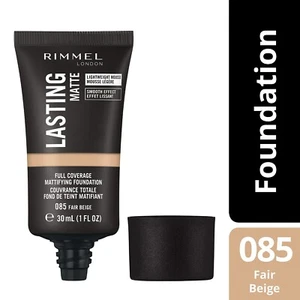Rimmel LASTING MATTE Liquid Foundation 085 FAIR BEIGE 30mL NEW NO BOX - Picture 1 of 1