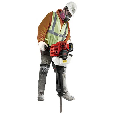 1900W 2-Stroke Gas Powered Demolition Jack Hammer Heavy Duty Concrete Breaker US - Image 1 of 4
