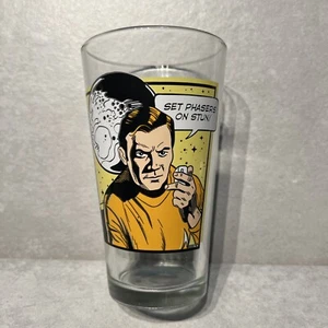 Star Trek Original Series Glass Capt. Kirk 2012 CBS Studios - 16oz - Bild 1 von 7