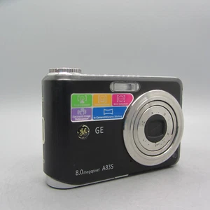 General Electric Digital Camera GE A835 8.0MP Black Tested - Picture 1 of 9