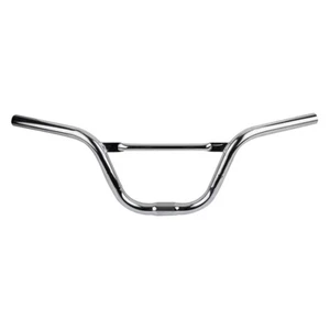 Manillar de bicicleta BMX acero para 25,4 mm vástago plata 6" elevación - Imagen 1 de 1