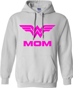 Happy Mother's Day Hoodie wonder women Love Child Gift son Daughter Mom Blessed
