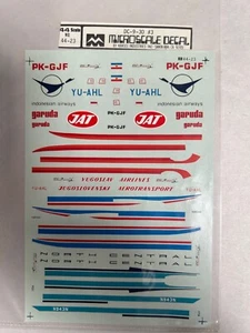 NUOVO Vintage Microscala 44-23 Douglas DC-9-30 Modello Aereo Passeggero Decalcomania (YI3) - Foto 1 di 4
