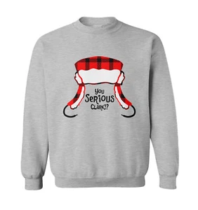 You Serious Clark? - Christmas Xmas Movie Buff Funny Toddler Crewneck Sweater - Picture 1 of 5