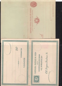 Italy  2  postal   reply  cards  unused - Picture 1 of 1