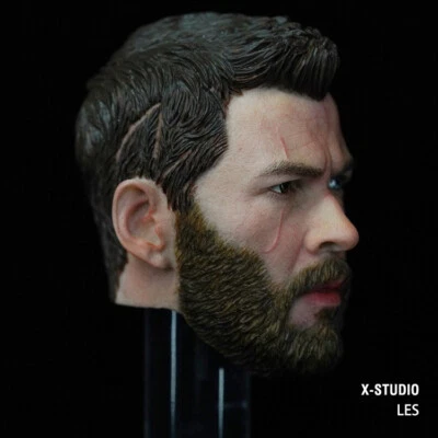 1/6 Thor Chris Hemsworth Head Sculpt Model Fit 12'' Male Action Figure Body Toy - Image 1 of 4