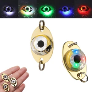 Led Fishing Lure Light Waterproof Lamp Eye Shape Flashing Leds Underwater Lights - Picture 1 of 16
