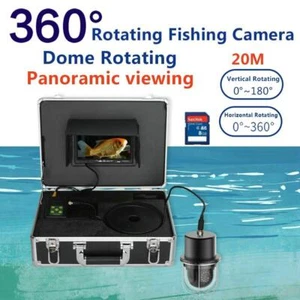 Grabadora de video de pantalla de 7" para pesca submarina buscador de peces cámara impermeable 65 pies - Imagen 1 de 12