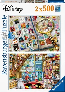 Ravensburger Disney Stamps & Toys 2 x 500 Piece Puzzle - NEW - FREE Shipping! - Picture 1 of 3