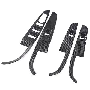4 uds para Hyundai i30 I30N fibra de carbono elevalunas coche cubierta interruptor embellecedor - Imagen 1 de 6