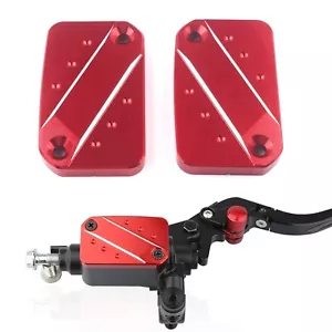 KIT TAPA DEPÓSITO FRENO Y EMBRAGUE DELANTERO ROJO APRILIA SR GT125 200 2022-2023 - Imagen 1 de 9