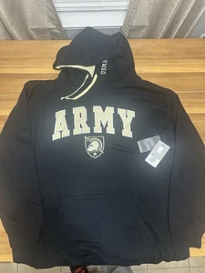 Colosseum Black Army Black Knights Pullover Hoodie 4XL Big & Tall Neu mit Etikett - Bild 1 von 6