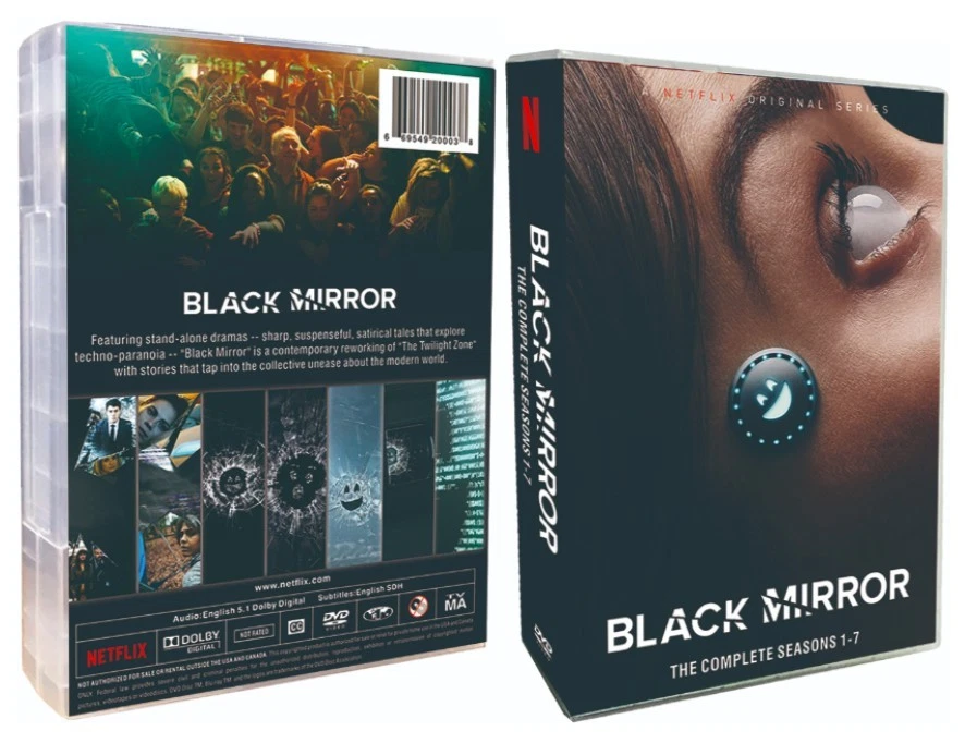 Black Mirror: The Complete TV Series Season 1-7 (DVD 14-Disc NEW) US Region 1 !